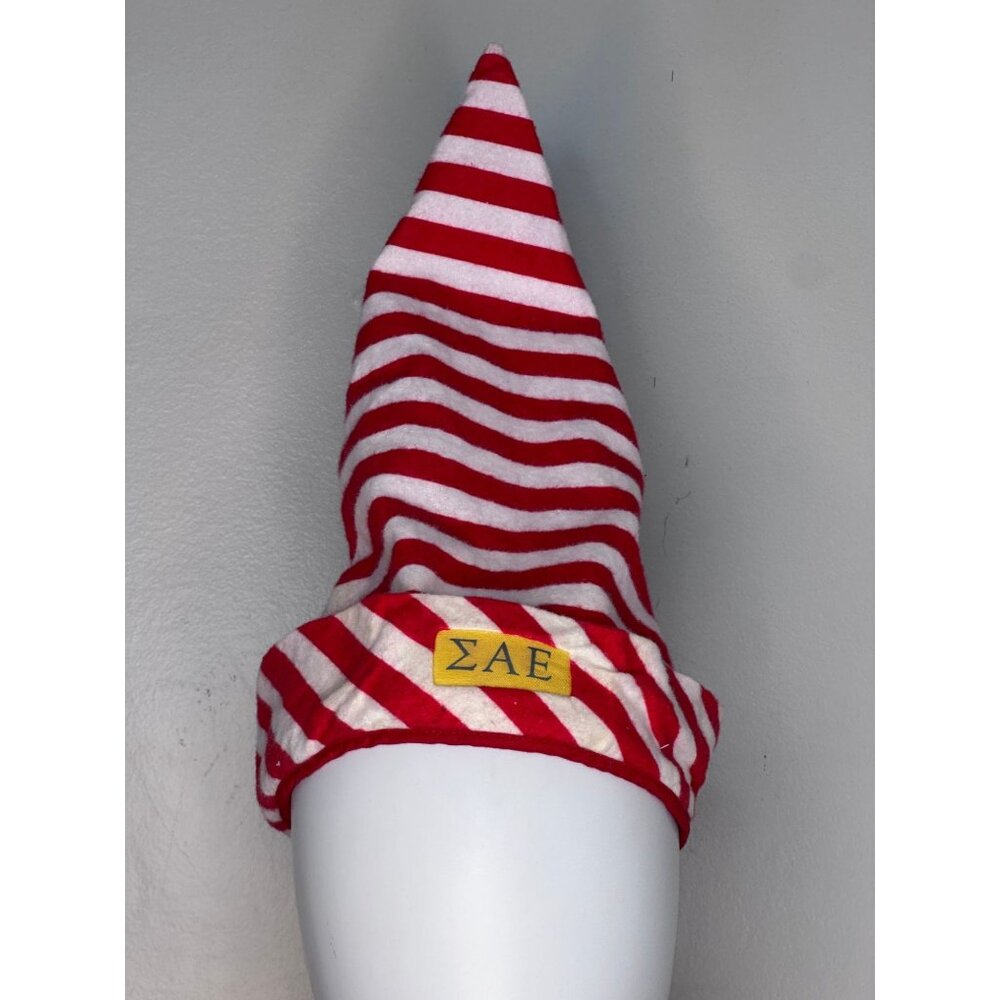 Vintage 1950s/60s Sigma Alpha Epsilon Pajama Party Flannel Night Shirt and Cap - Picture 6 of 10